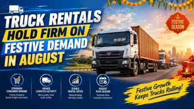 Truck Rentals Hold Firm On Festive Demand In August